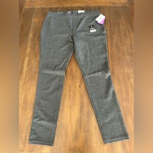 St. John's Bay Heather Gray Pants L